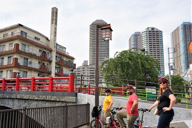 3h Tokyo E-Bike Tour: Hidden Gems, and Local Life with guide - Nihonbashi connects old roads with modern Tokyo