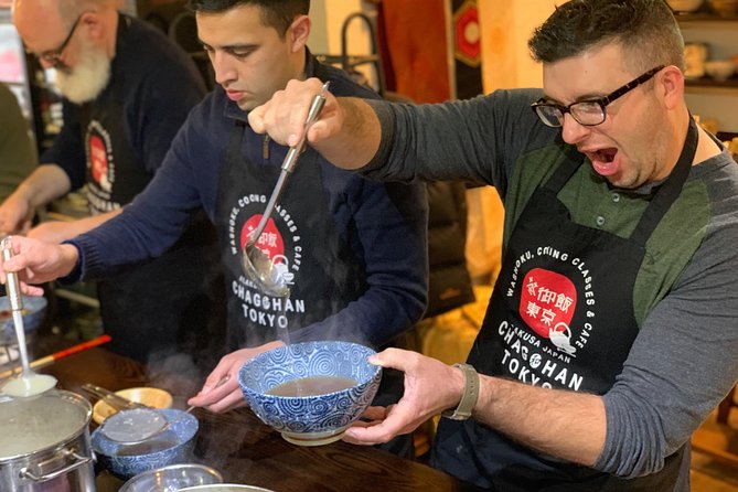 Asakusa Classic Ramen & Crispy Gyoza Cooking Class - Folding gyoza by hand