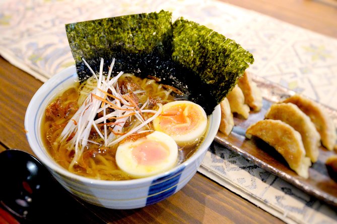 Asakusa Classic Ramen & Crispy Gyoza Cooking Class - Learning the base of shoyu ramen