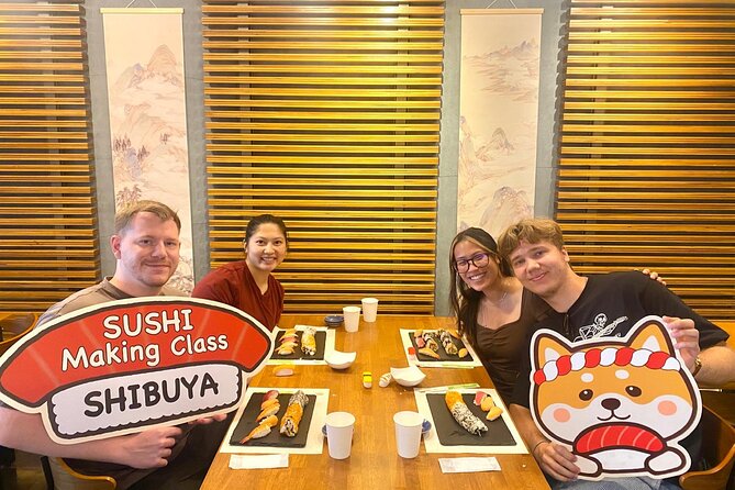 Best Sushi Making Class in Tokyo: Sushi Making Class Shibuya - A Shibuya location that fits a busy Tokyo day