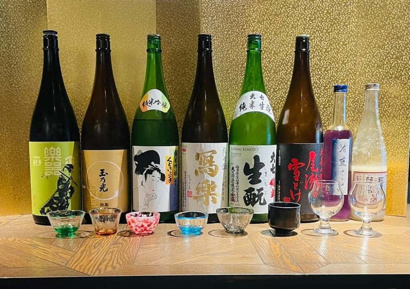 Casual Japanese sake tasting and snack experience, Kabukicho - Key points to know before booking