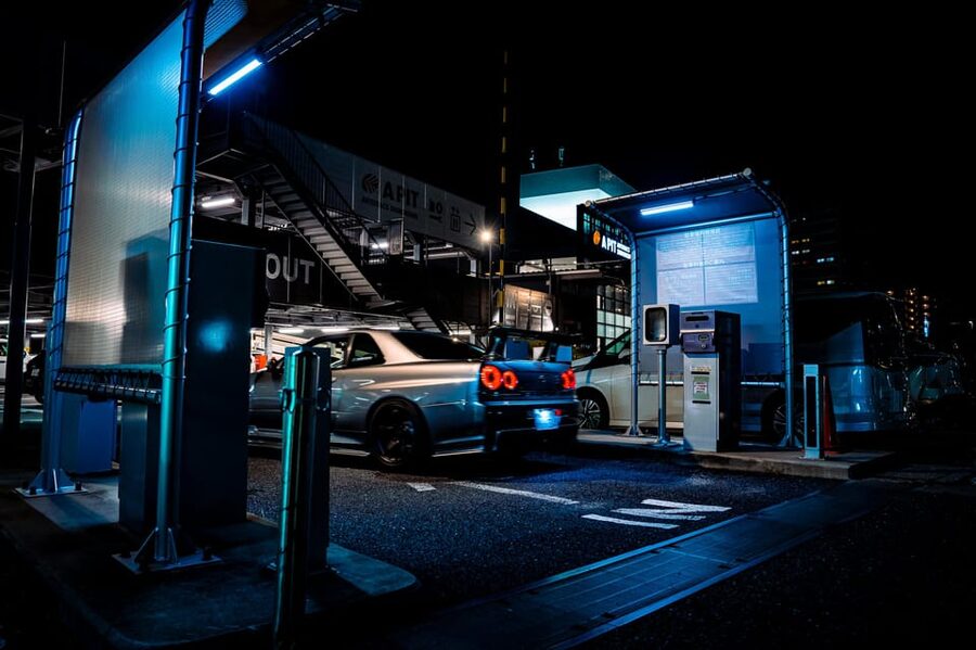 Daikoku & Tokyo JDM Night Tour in R34 or TopSecret R35 GT-R - Cruising with the R34 group
