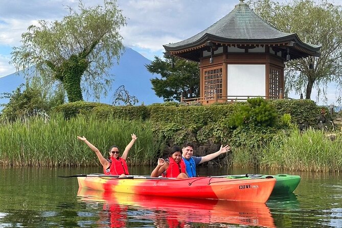 Early Morning Kayaking With Views of Mt Fuji at Lake Kawaguchiko - Paddling toward Mt Fuji and the quiet lake
