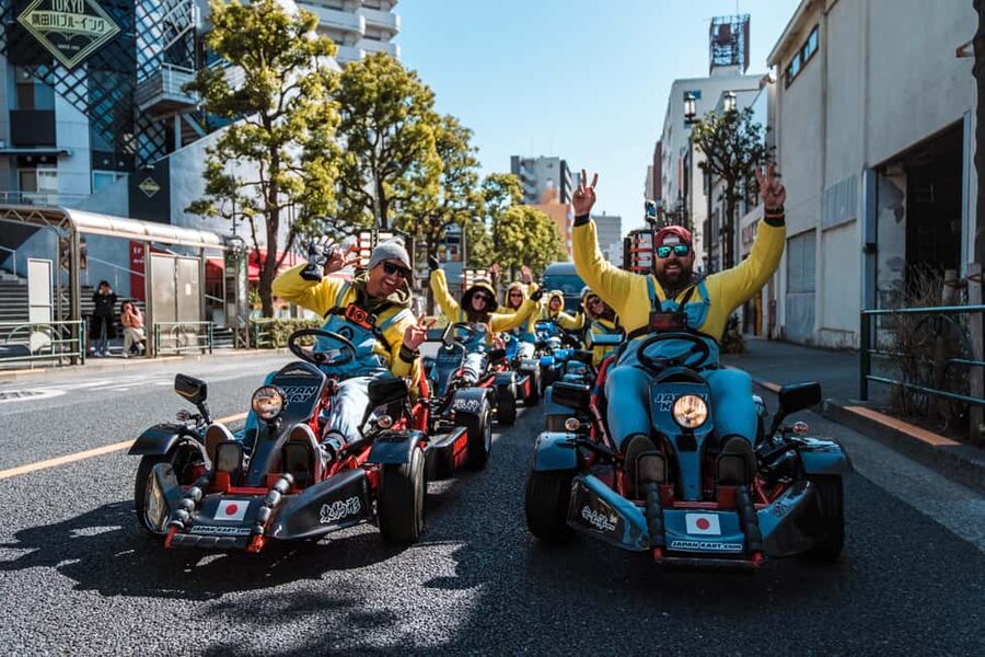 East Tokyo Go-Kart Tour - Ginza, Nihonbashi, and Kanda from a low seat