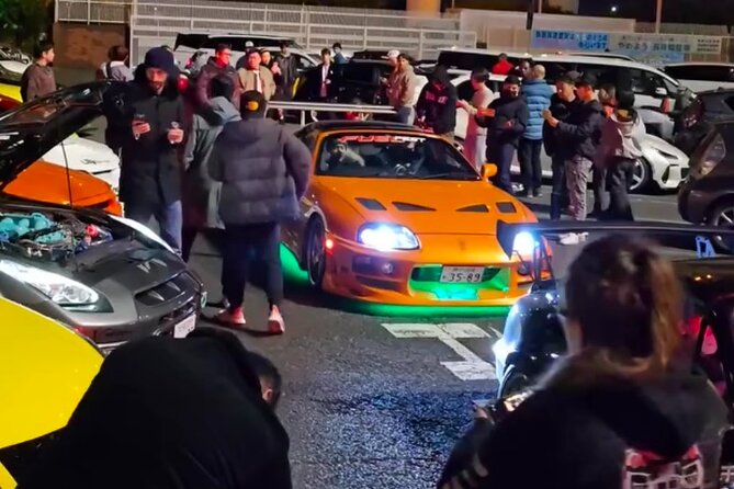 EVO, WRX, Skyline – JDM Night Run to Daikoku Car Meet - Rainbow Bridge and Tokyo Tower after dark