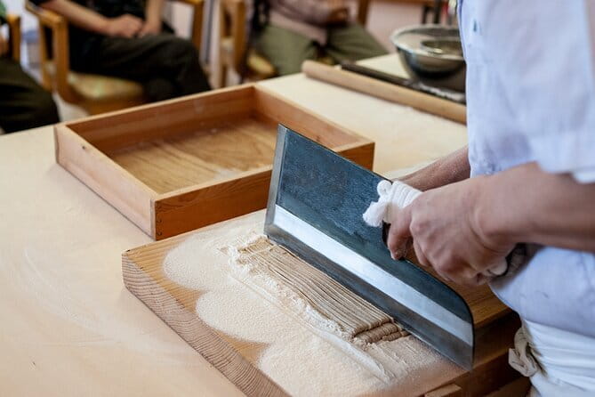 Experience Big soba knife Soba Making Class in Tokyo Kappabashi - Kappabashi puts your noodle lesson in the right place