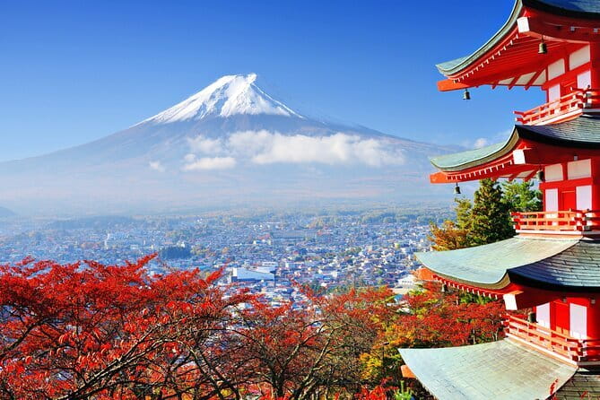 From Tokyo: Mount Fuji Sightseeing One Day Trip - Chureito Pagoda gives you the postcard view
