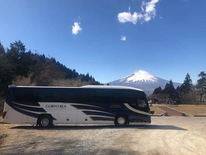 From Tokyo: Mt.Fuji, Tea Ceremony & Outlet Shopping Day Tour - The Kinohananoyu hot spring option