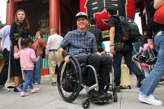 Full-Day Accessible Tour of Tokyo for Wheelchair Users - Senso-ji and the river views at Sumida Park