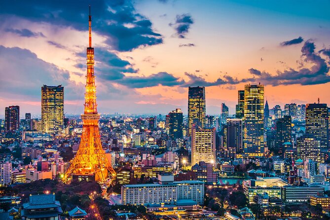 Japan Tokyo Tower Observatory Deck E-Ticket - Choosing the best time: daylight, dusk, or night
