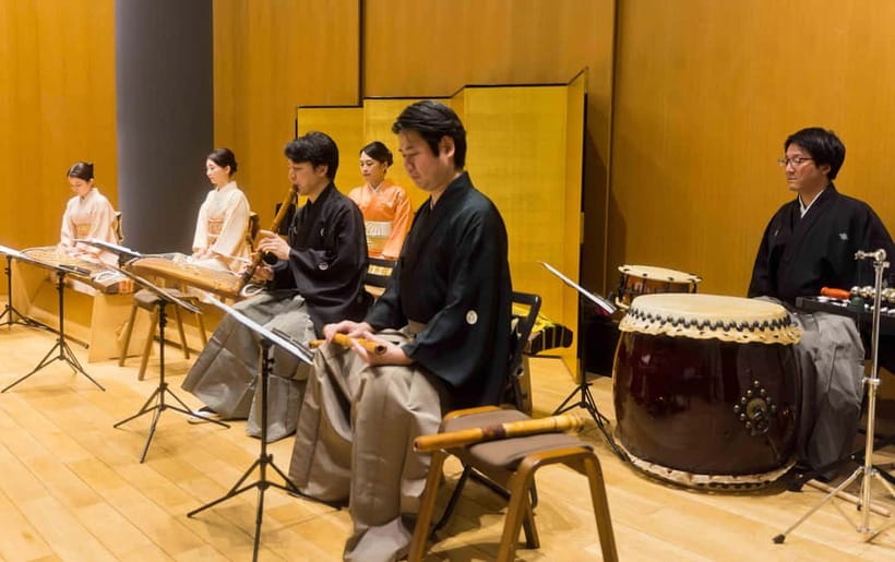 Japanese Traditional Music Show in Tokyo - A close-up look at Japanese wagakki