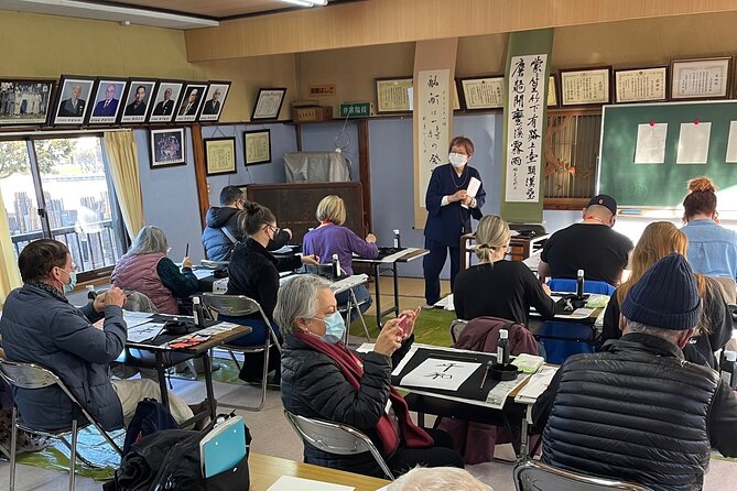 Let's experience calligraphy in YANAKA, Taito-ku, TOKYO !! - Is $75.98 per person a fair price?