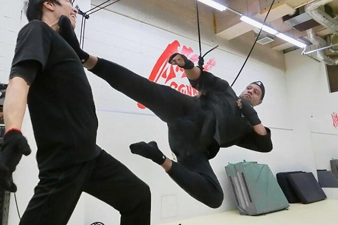 Ninja Wire Action Experience - Flying on wires at the Yushima action studio