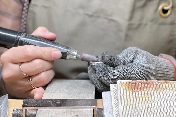 Private Handmade Ring Workshop Activity in Tokyo Shibuya - The finished ring and same-day pickup