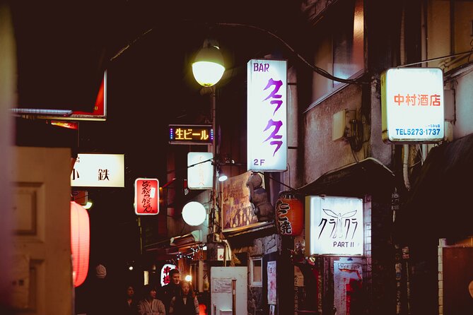Private Shinjuku Nightlife Walking Tour & Golden-Gai Bar Crawl - The bar crawl: small rooms, local rules, and extra charges