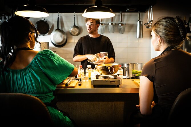 Professional Ramen & Gyoza with Ramen Chef in a restaurant! - Starting with ramen basics and kitchen technique