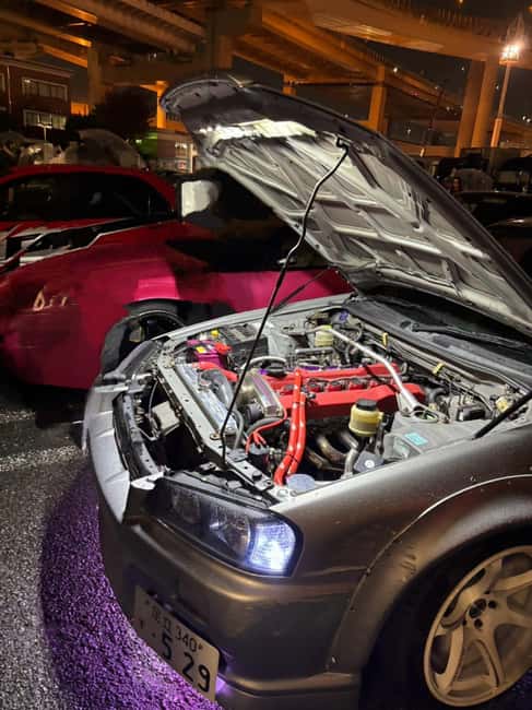 R34Skyline Daikoku PA Fast & Furious Private Experience - Daikoku PA, the evening’s real stage