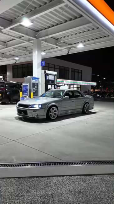 R34Skyline Daikoku PA Fast & Furious Private Experience - Starting in Shibuya, Shinjuku, Ikebukuro, or Ginza