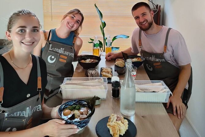 Ramen & Dumpling Cooking in Tokyo with Chef/Vegan possible - Making Fresh Noodles by Hand