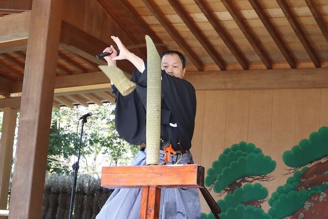 Samurai Experience Mugai Ryu Iaido in Tokyo - Changing into hakama before the lesson