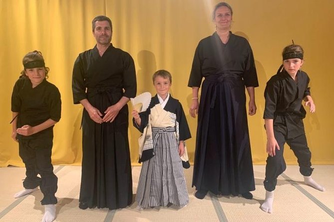 Samurai Sword Experience (Family Friendly)at SAMURAI MUSEUM TOKYO - The sword lesson uses a safe, simple sequence