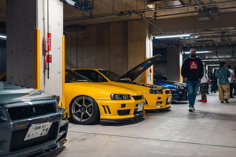 Secret Car Meet: R34 Skyline Car Club Membership - Photography and the club membership benefits