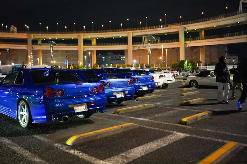 Shibuya City: Daikoku PA GT-R R35, R34, R33 or R32 Tour - Starting at Tokyo Station or Sakura Clinic