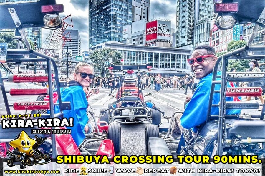 Shibuya Crossing x Tokyo Tower and more! Go-Kart Tour - Harajuku shows a different side of Tokyo