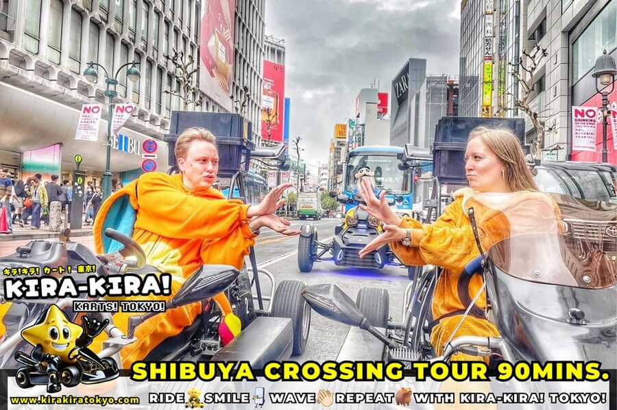 Shibuya Crossing x Tokyo Tower and more! Go-Kart Tour - Photos, costumes, and what is included