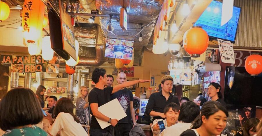 Shibuya Meltdown Night Tour: All-You-Can-Drink Bar Hopping - Meeting under the SHIBUYA TSUTAYA sign