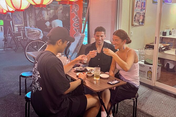 Shinjuku: Private Bar Hopping - Shinjuku 3 Chome starts the food and language lesson