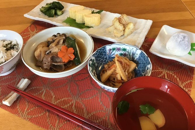 Small-Group Wagyu Beef and 7 Japanese Dishes Tokyo Cooking Class - Seven dishes, careful cuts, and useful techniques