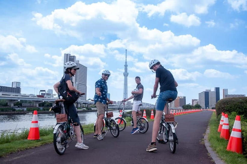 Tokyo: 3h Private E-bike Tours, Starting at Your Hotel - Asakusa, the Sumida River, and Tokyo Skytree