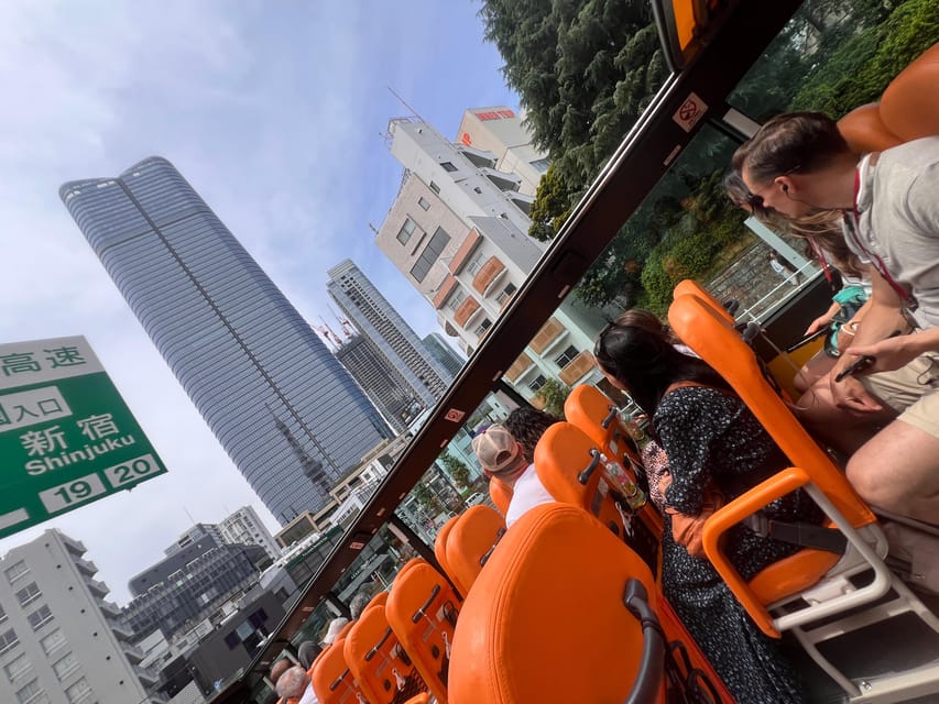 Tokyo: 60min Panoramic Open Top Bus Tour with Audio Guide - Open-top comfort, weather, and what to bring