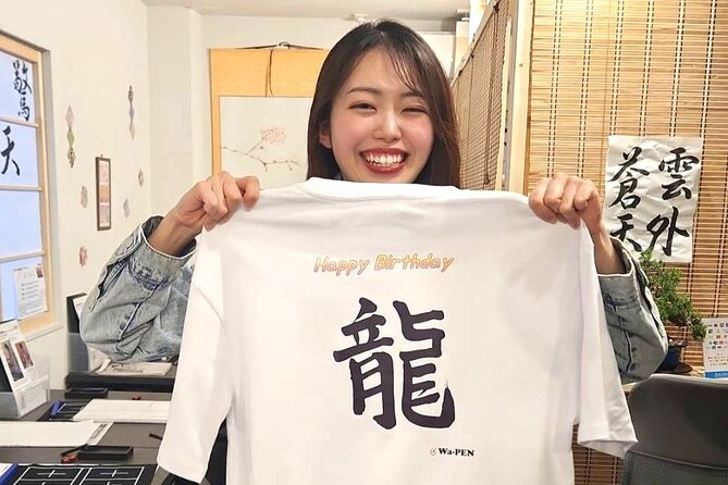 Tokyo Asakusa:Calligraphy & Make T-shirt Activity - Asakusa, Senso-ji, and the location