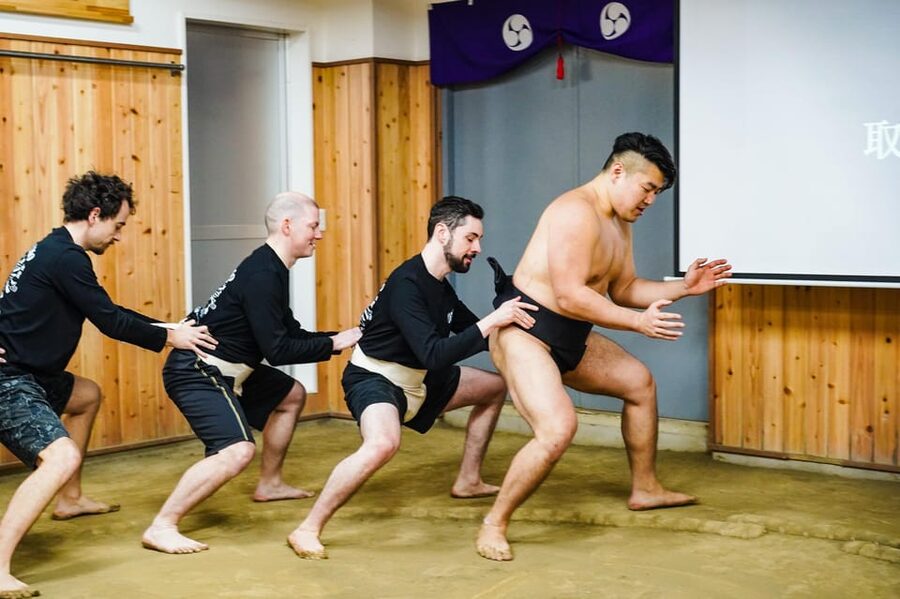 Tokyo: Authentic Sumo Wrestling Experience with Lunch - Entering the former sumo stable