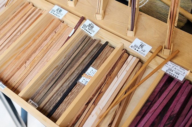 Tokyo Chopstick Making Workshop with Artisan - Smoothing the Wood Takes Patience
