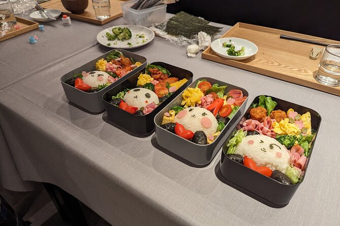 Tokyo Cute Bento Cooking Class – Make a Kawaii Character Lunchbox - The 15-minute photography session