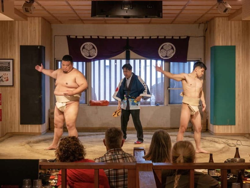 Tokyo: Family Sumo Workshop & Live Wrestling Show with Lunch - Entering the dohyo and learning the basics