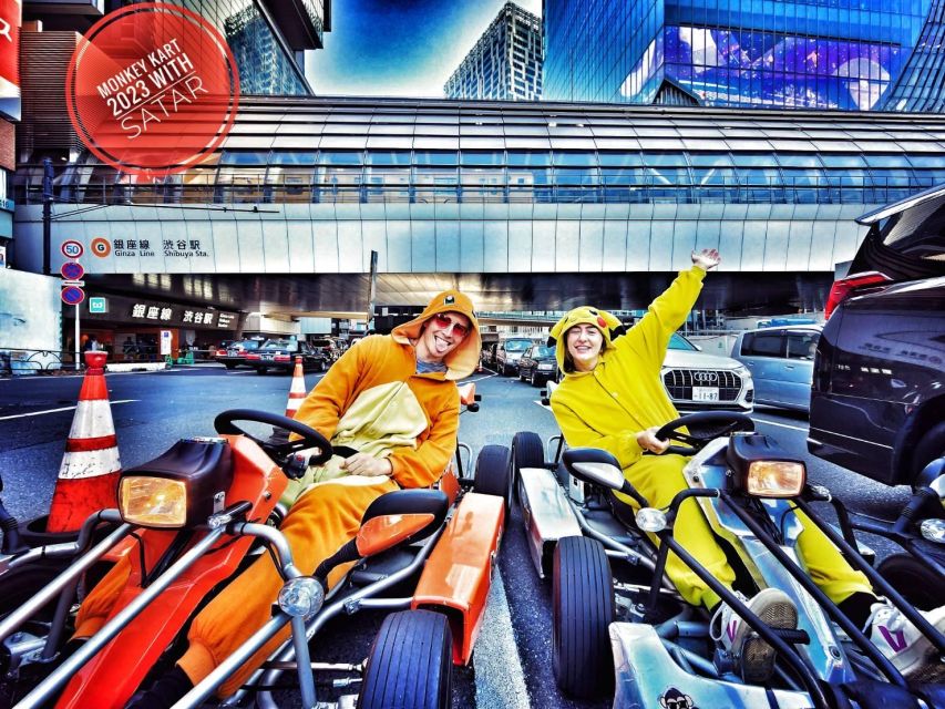 Tokyo Go-Karting Experience: Shibuya Crossing with Photos - Getting ready at Monkey Kart Shibuya
