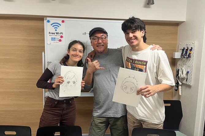 Tokyo/Ikebukuro Manga drawing workshop by pro-Manga artists - What happens during the two-hour session