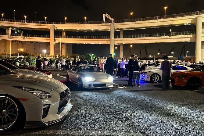 Tokyo JDM Car Meet Experience in Daikoku PA - The Rainbow Bridge and Tokyo after dark