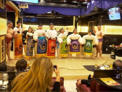 Luxury Sumo Show Experience & Japanese cuisine & Drink