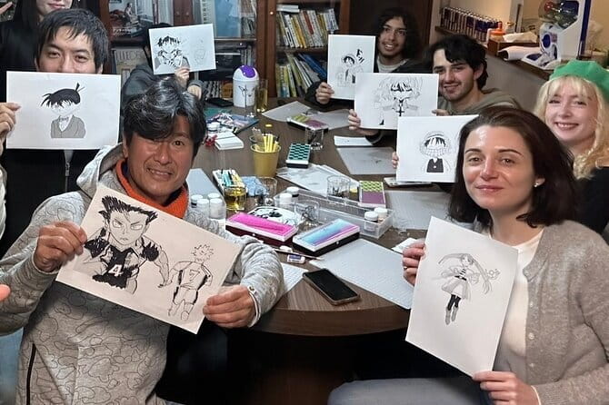 Tokyo Manga Drawing Experience Pro Artist Workshop & MangaHistory - Starting at Lawson in Hiroo
