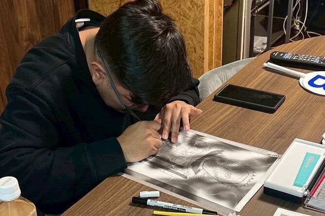 Tokyo Manga Drawing Experience Pro Artist Workshop & MangaHistory - The opening lesson: manga beyond the finished page