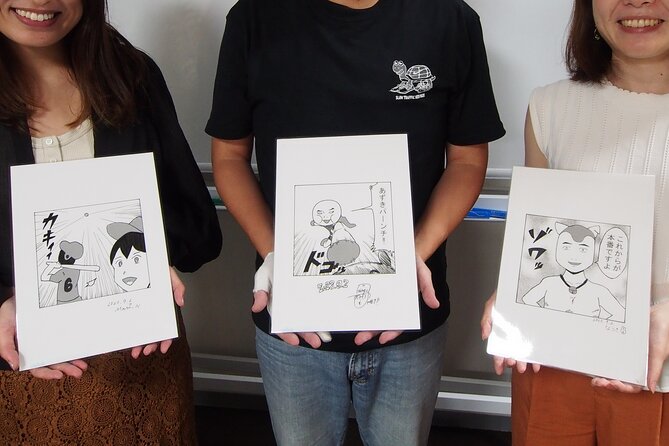 Tokyo Manga Drawing Workshop Guided by Active Pro Manga Artist - Screen tone and the final manga effect
