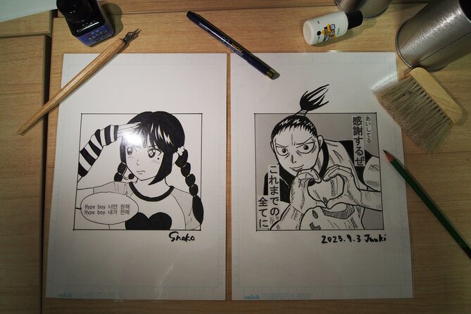 Tokyo Manga Drawing Workshop Guided by Active Pro Manga Artist - The first stage: choose an idea and plan the image