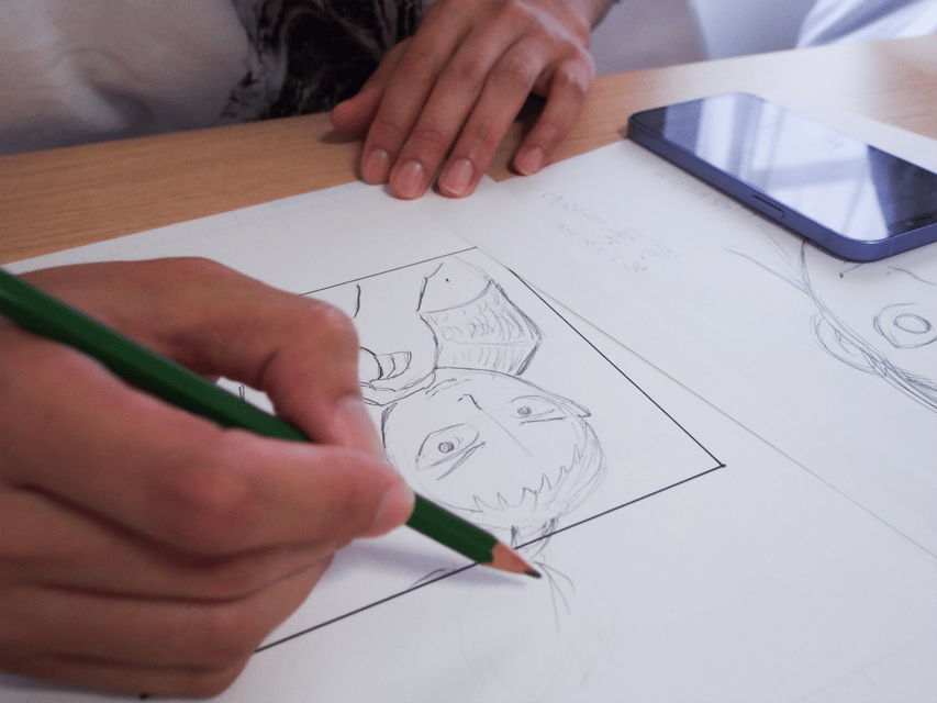 Tokyo: Manga Drawing Workshop Guided by Pro Manga Artist - Speech bubbles and the finished keepsake