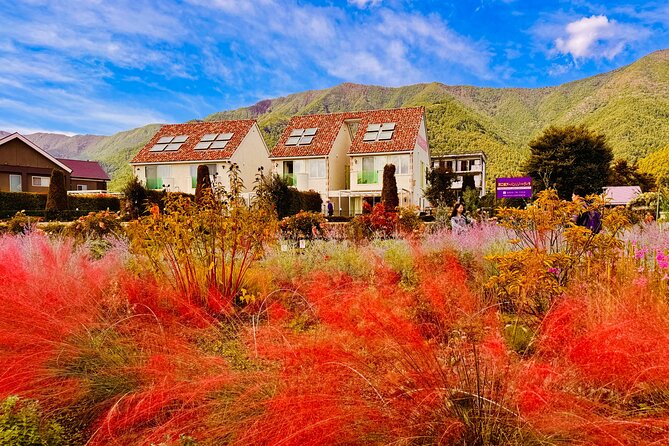 Tokyo: Mt.Fuji & Lake Kawaguchiko 1-Day Bus Tour w/Optional Lunch - Oishi Park and seasonal flowers