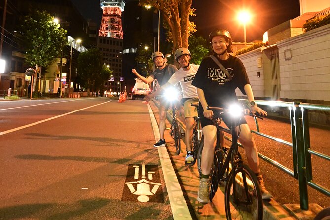 Tokyo Night Bike Tour: From Shibuya to Tokyo Tower via Roppongi - Omotesando: polished streets and after-dark energy